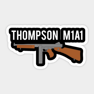 Thompson M1A1 color version Sticker